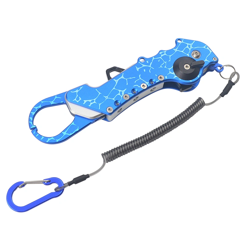 Multifunctional collaspsiable fishing lip grip