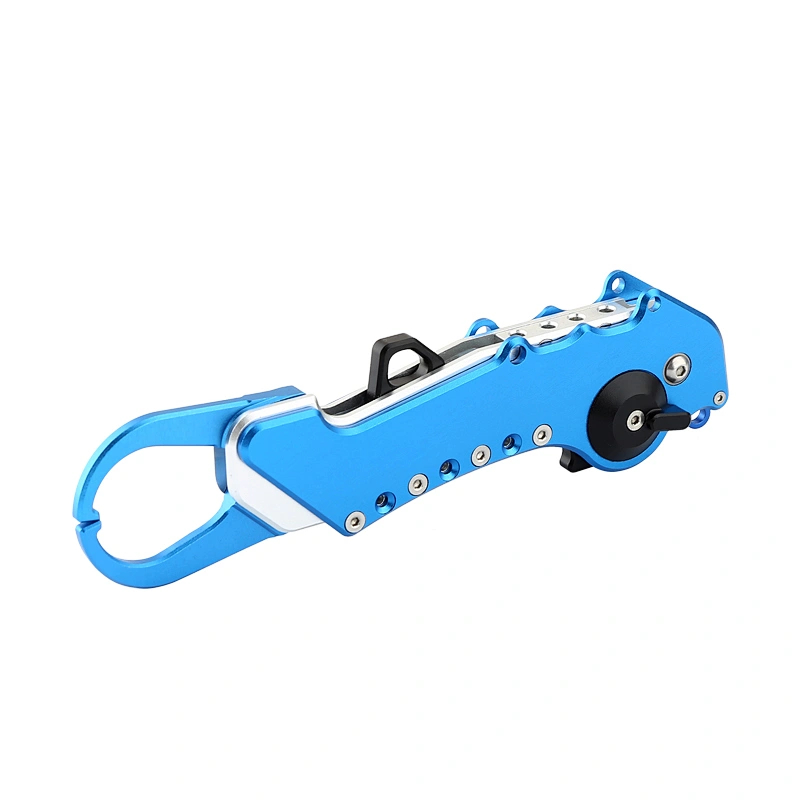 Multifunctional collaspsible fishing lip grip