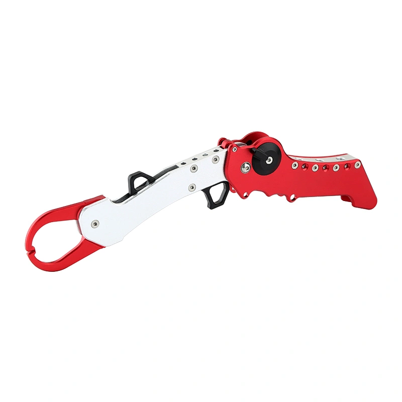 Multifunctional collaspsible fishing lip grip