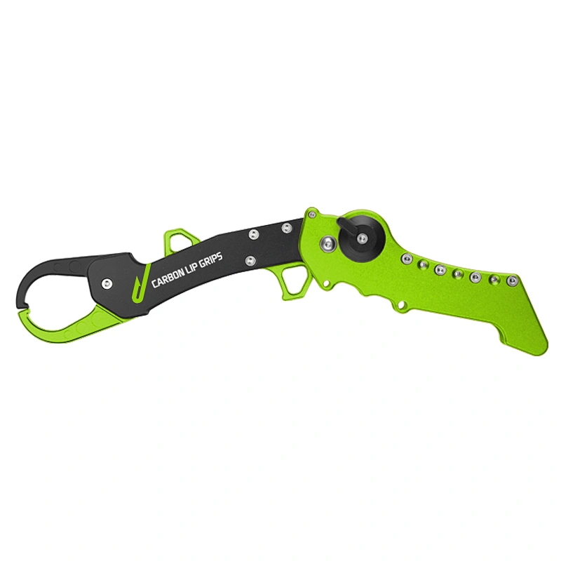 Multifunctional collaspsible fishing lip grip