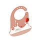 Baby Feeding Bib, Waterproof, Non-Toxic Silicone Baby Bib with Adjustable Neck Band