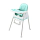 3-in-1 Portable Baby Feeding High Chair with 5-point Safety Belt and Soft PU Cushion Multifunction Kids' High Chair