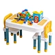 multifunctional kids furniture children table and chair set, building block table