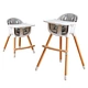 Durable Children Feeding Chair 3 in 1 With Tray Kid Dining High Chair Baby High Chair