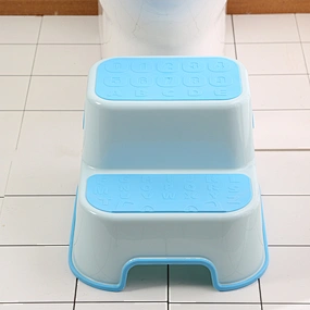 Toddler 2-Step Stool – Anti-Slip Surface & Rubber Bottom Kids Step Stool | Ideal for Toilet Potty Training, Bathroom & Kitchen Use