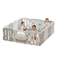 Deer Pattern Children Plastic Playpens Kids Fence Indoor Playground Toy Play Yard Plastic Baby Playpen