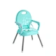 Safe and Stable Baby High Chair Height Adjustable Quickly Foldable High Chair Baby Feeding Portable High Chair for Baby