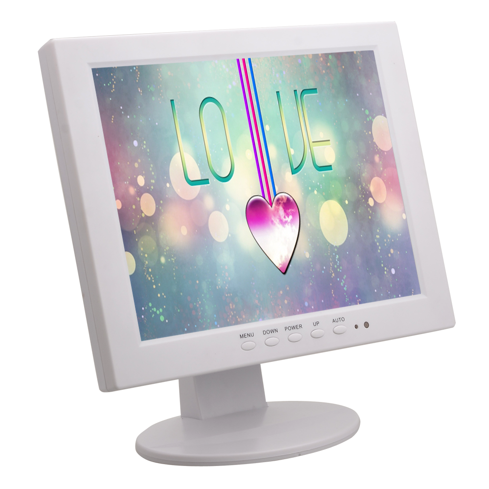 Shenzhen 10Inch LCD HD TV Desktop Monitor Square 10.4 Inch TFT LED Car TV Monitor with VGA