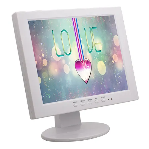 Cuadrado del monitor de escritorio de Shenzhen 10inch LCD HD TV monitor de TV del coche de 10,4 pulgadas TFT LED con VGA