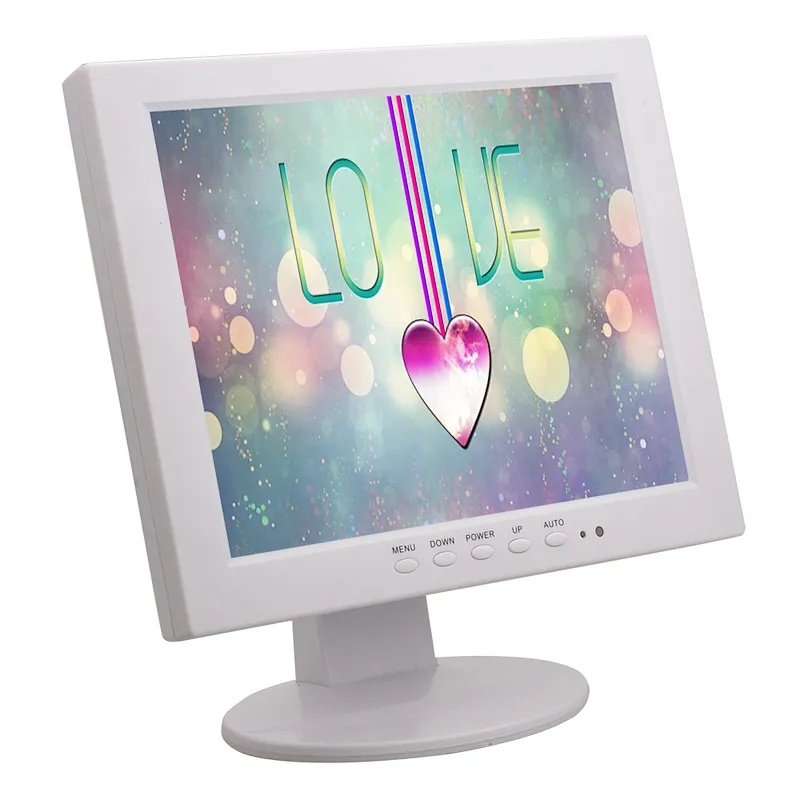 Shenzhen 10Inch LCD HD TV Desktop Monitor Square 10.4 Inch TFT LED Car TV Monitor with VGA