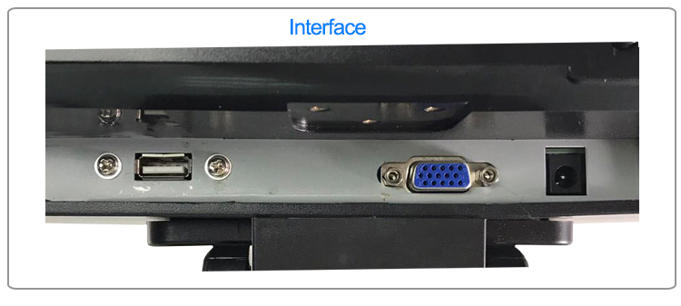 widescreen monitor 12.1 inch touchscreen monitor VGA USB INPUT