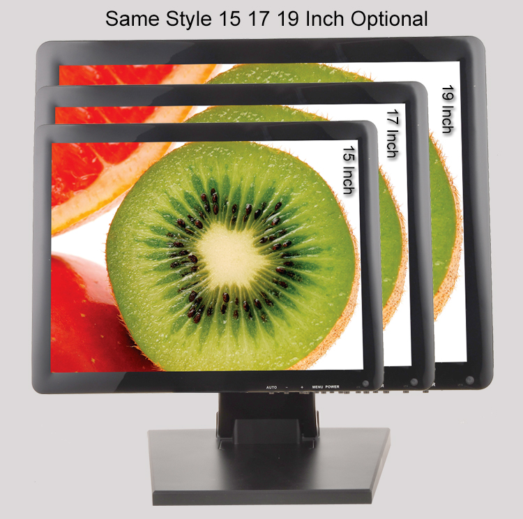 15 17 19 inch touch screen monitor 17 inch usb touch monitor