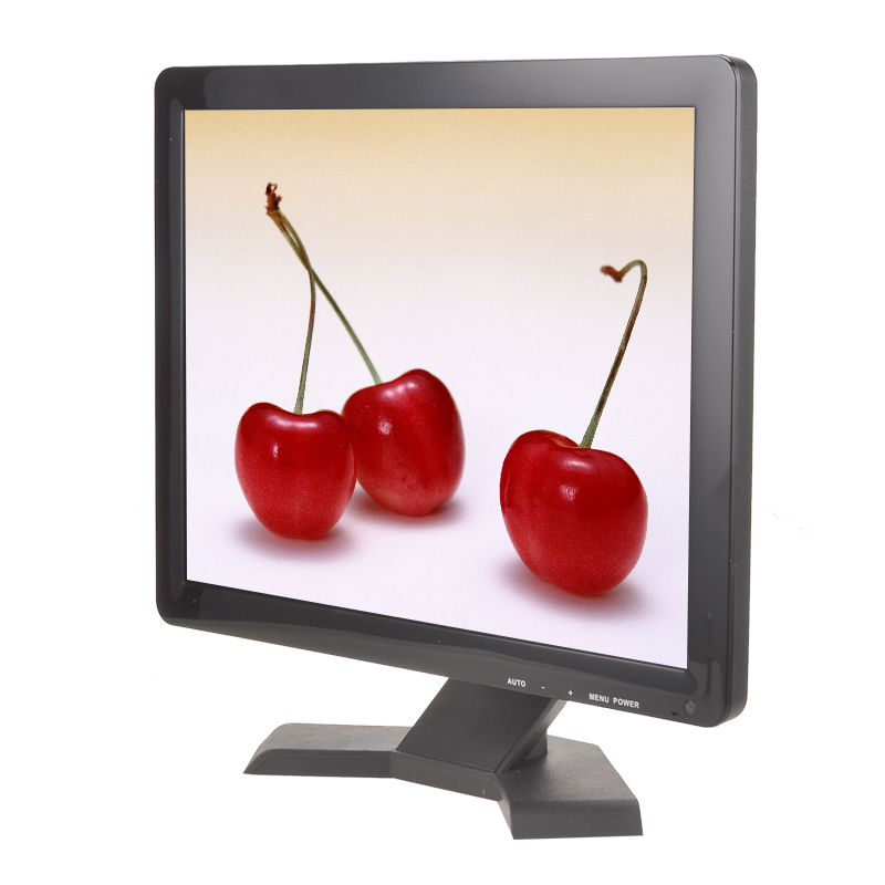 Pantalla LED de 17 pulgadas, Monitor de computadora LCD con entrada VGA, Monitor de PC de escritorio de 17 pulgadas
