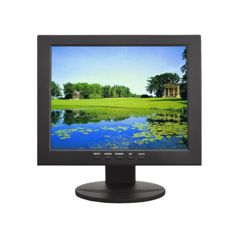 Monitor de escritorio LCD TFT de 10,4 pulgadas, monitor cuadrado VGA HD de 10 pulgadas