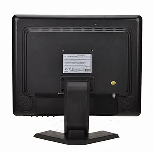 Monitor de escritorio 15 pulgadas LED HD BNC precio barato monitor CCTV TFT LCD de 15 pulgadas 12 V