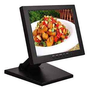 Desktop 10 Inch Toucscreen Monitor Square 10.4 Inch TFT LCD Resistive Touch Screen Monitor