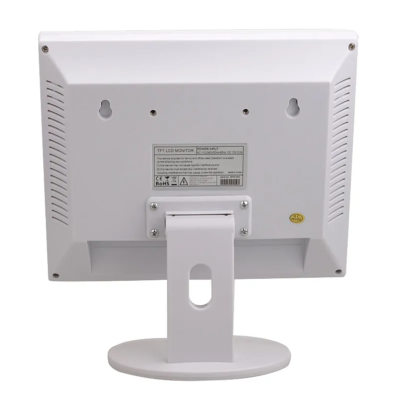 Color blanco monitor de la PC de la pulgada LED de la pantalla cuadrada del monitor TFT LCD VGA de 10,4 pulgadas 75 Hz