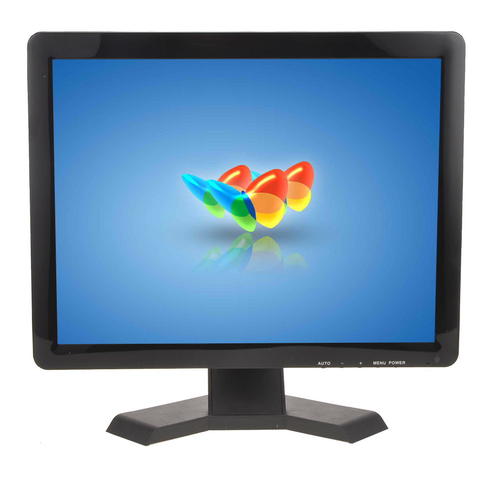 Monitor de escritorio LCD TFT de 17 pulgadas, pantalla cuadrada, monitor LED VGA de 17 pulgadas, precio barato, a la venta