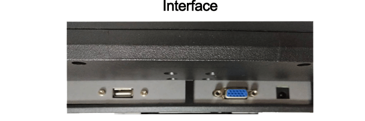 10inch touch screen monitor with usb vga port