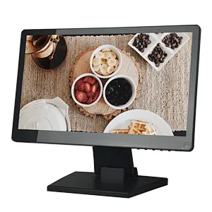 Monitor de pantalla táctil capacitiva plano verdadero de resolución 1366*768 de 15,6 pulgadas