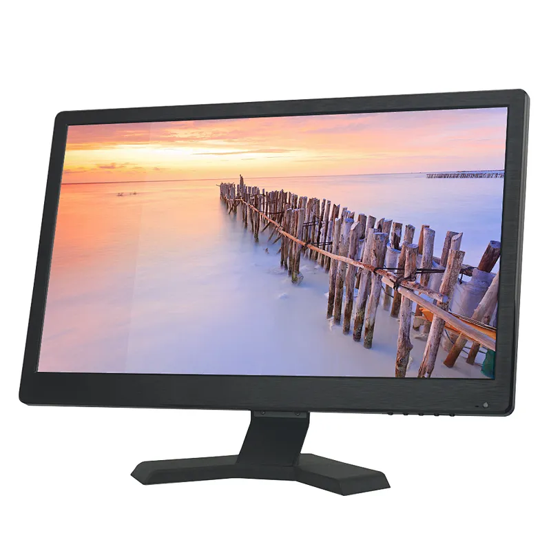 Monitor de computadora LED con pantalla ancha de 21,5 pulgadas, precio barato, monitor VGA de escritorio TFT LCD de 22 pulgadas