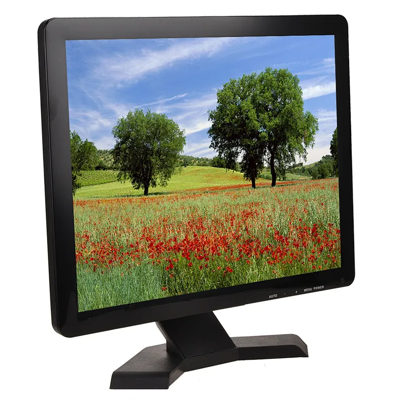 Pantalla LED de 17 pulgadas, Monitor de computadora LCD con entrada VGA, Monitor de PC de escritorio de 17 pulgadas