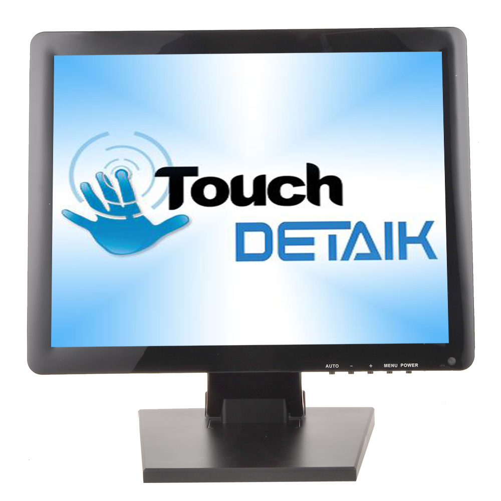Monitor de pantalla táctil resistiva LED de 15 pulgadas Monitor de pantalla táctil LCD USB de 15 pulgadas