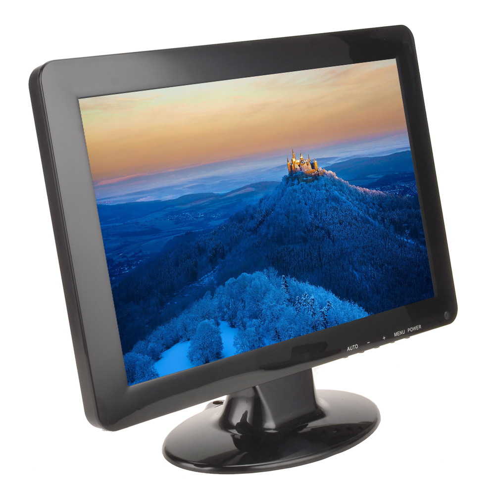 12 Inch TFT LED Widescreen Monitor 16:10 Aspect Ratio 12.1 Inch LCD Desktop Monitor with 12V DC Input