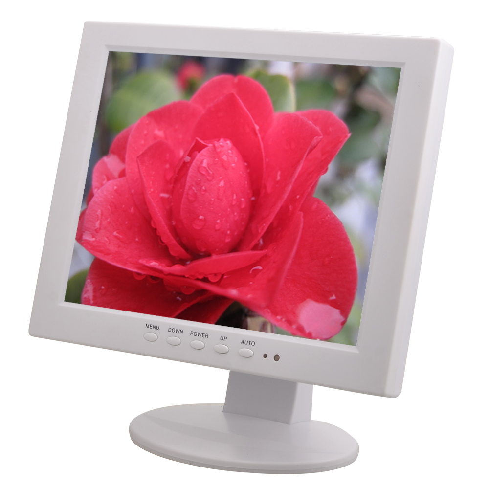 Monitor cctv lcd tft cuadrado de 10 pulgadas monitor bnc led de 10,4 pulgadas para cctv