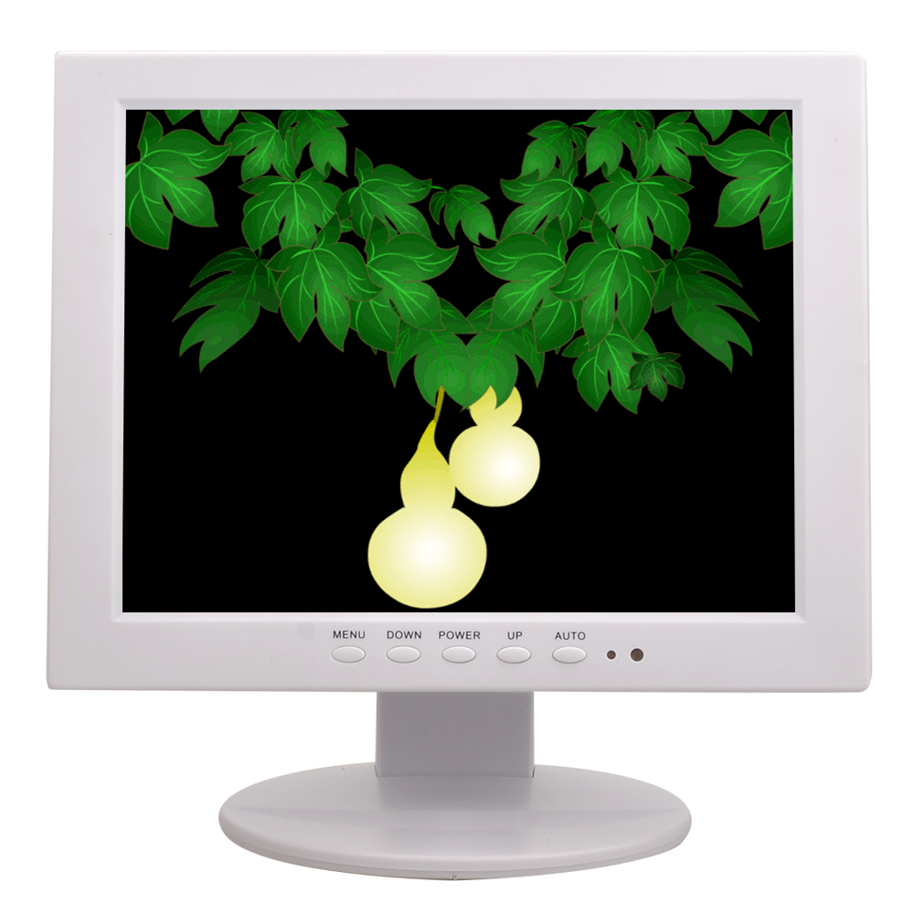 Color blanco monitor de la PC de la pulgada LED de la pantalla cuadrada del monitor TFT LCD VGA de 10,4 pulgadas 75 Hz