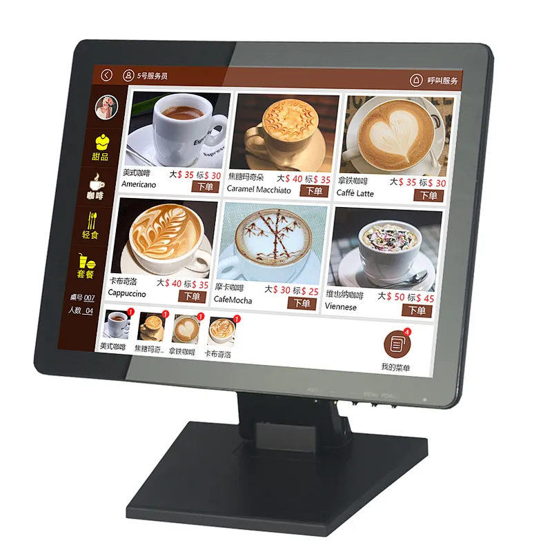 Wholesale 15 Inch Pos LCD TFT Touch screen Monitors Full Flat Hd Panel Capacitive Touchscreen Monitor