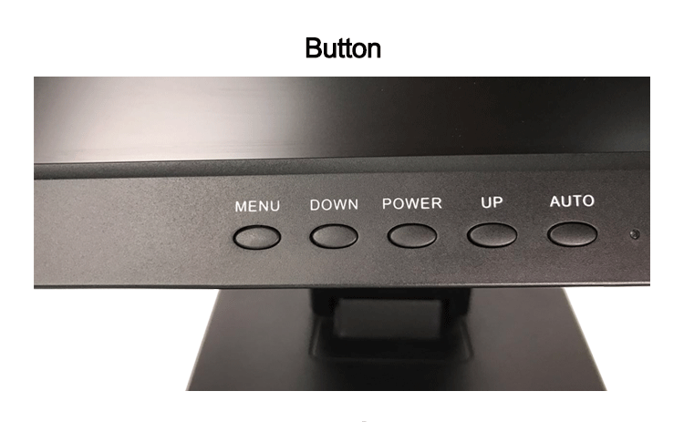 10inch touch screen monitor button