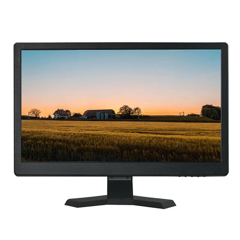 Monitor de computadora LED con pantalla ancha de 21,5 pulgadas, precio barato, monitor VGA de escritorio TFT LCD de 22 pulgadas