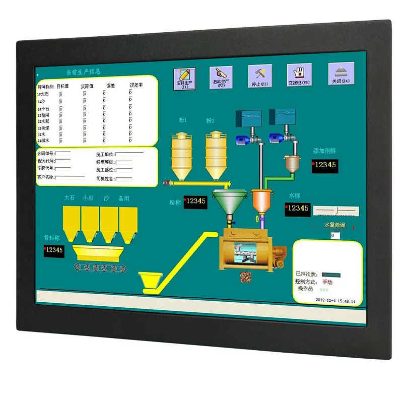10.4 15 17 19 21.5 Inch Industrial All In One PC 19 Inch Fanless Touch Screen All-In-One PC