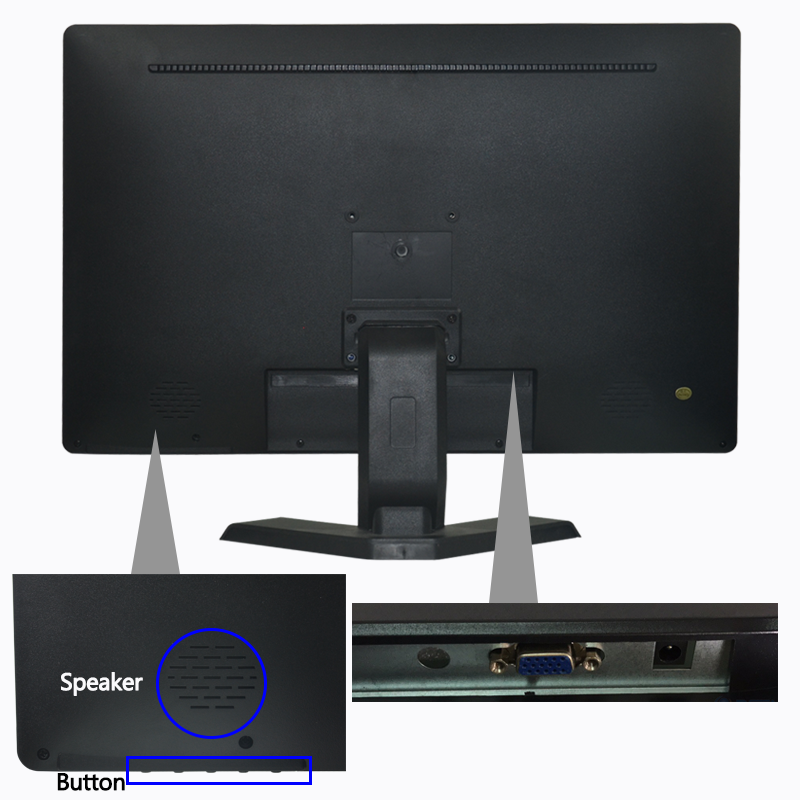 Widescreen 21.5 Inch LED Computer Monitor Cheap Price 22 inch led computer monitor