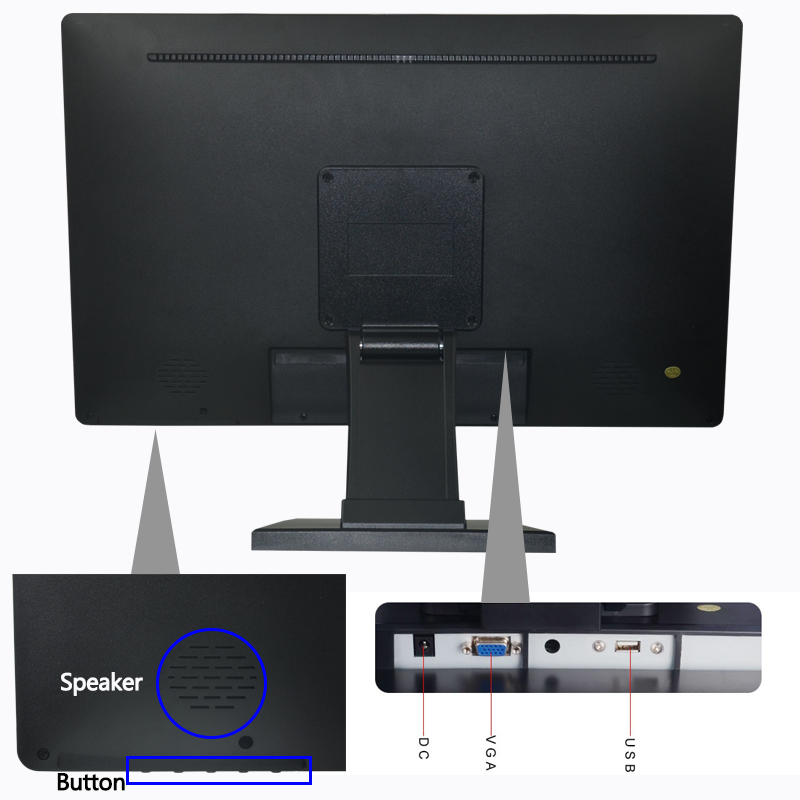 22 inch touch screen monitor 21.5 inch lcd touchscreen monitor