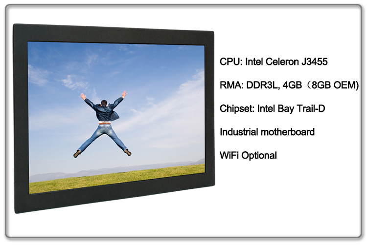 Intel celeron J3455 all-in-one pc touchscreen 19 inch all in one pc