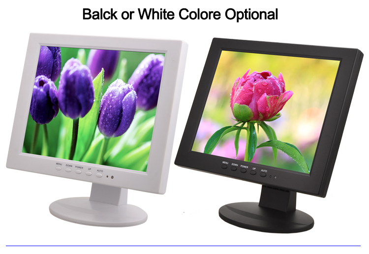 black or white 10 inch cctv monitor