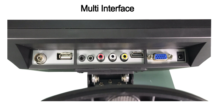 tft led monitor 10 inch with multi interface