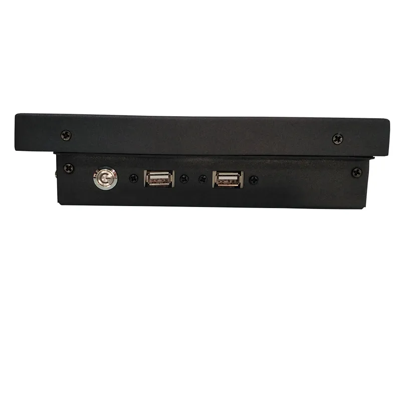 Cubierta trasera de aleación de aluminio, PC Industrial todo en uno con pantalla táctil integrada de 12,1 pulgadas, PC con pantalla táctil Inter Core I3 de 12 pulgadas