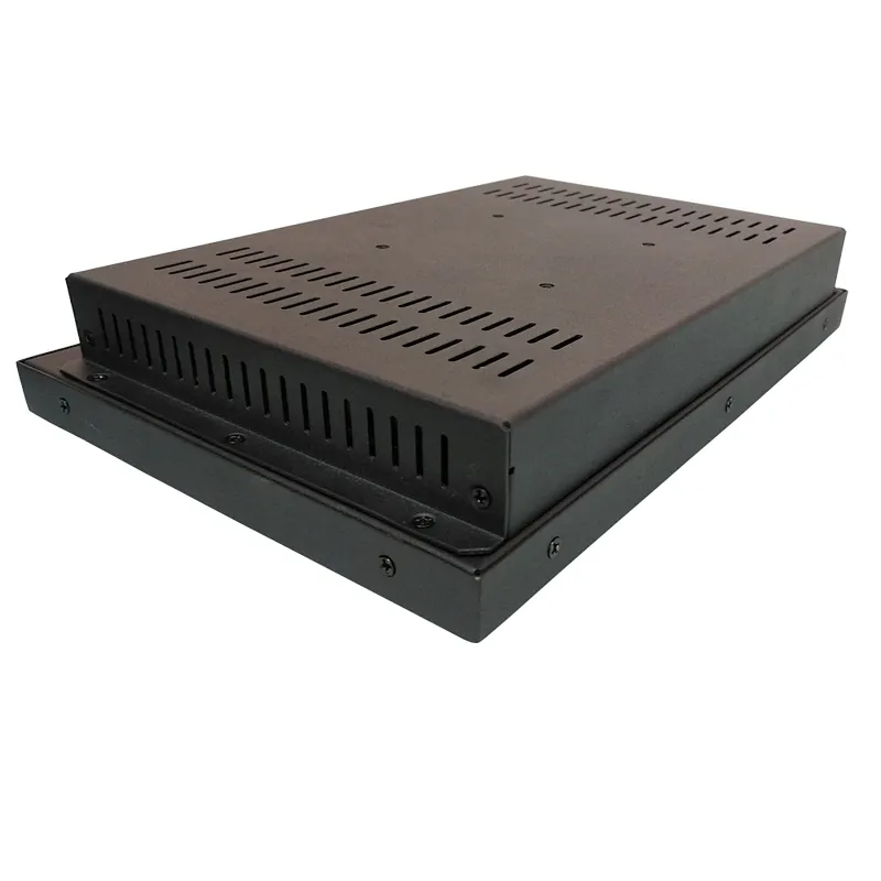Cubierta trasera de aleación de aluminio, PC Industrial todo en uno con pantalla táctil integrada de 12,1 pulgadas, PC con pantalla táctil Inter Core I3 de 12 pulgadas