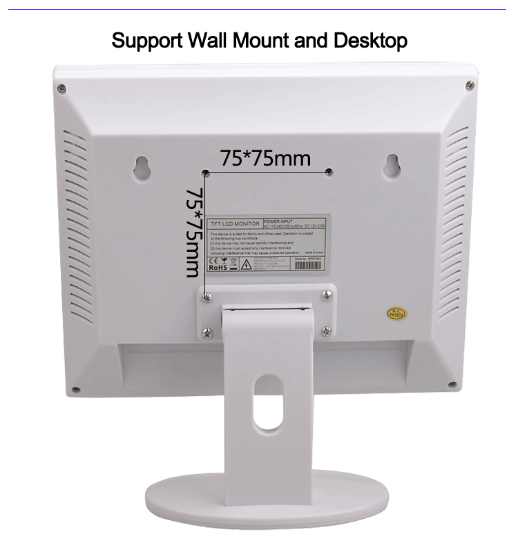 square 10.4 inch lcd monitor tft monitor 10 inch