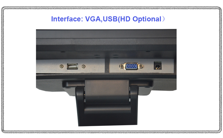 15 inch resistive touch screen monitor