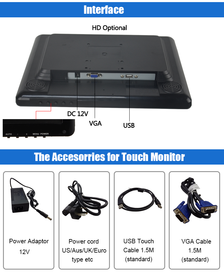 15inch Pos Touch Monitor