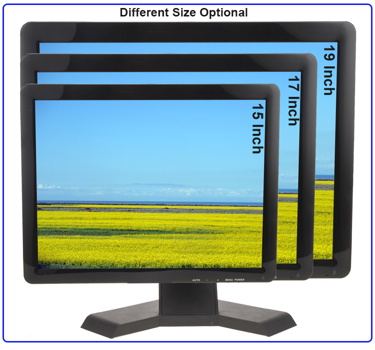 17 inch square CCTV monitor