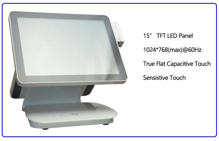 15 inch POS with MSR
