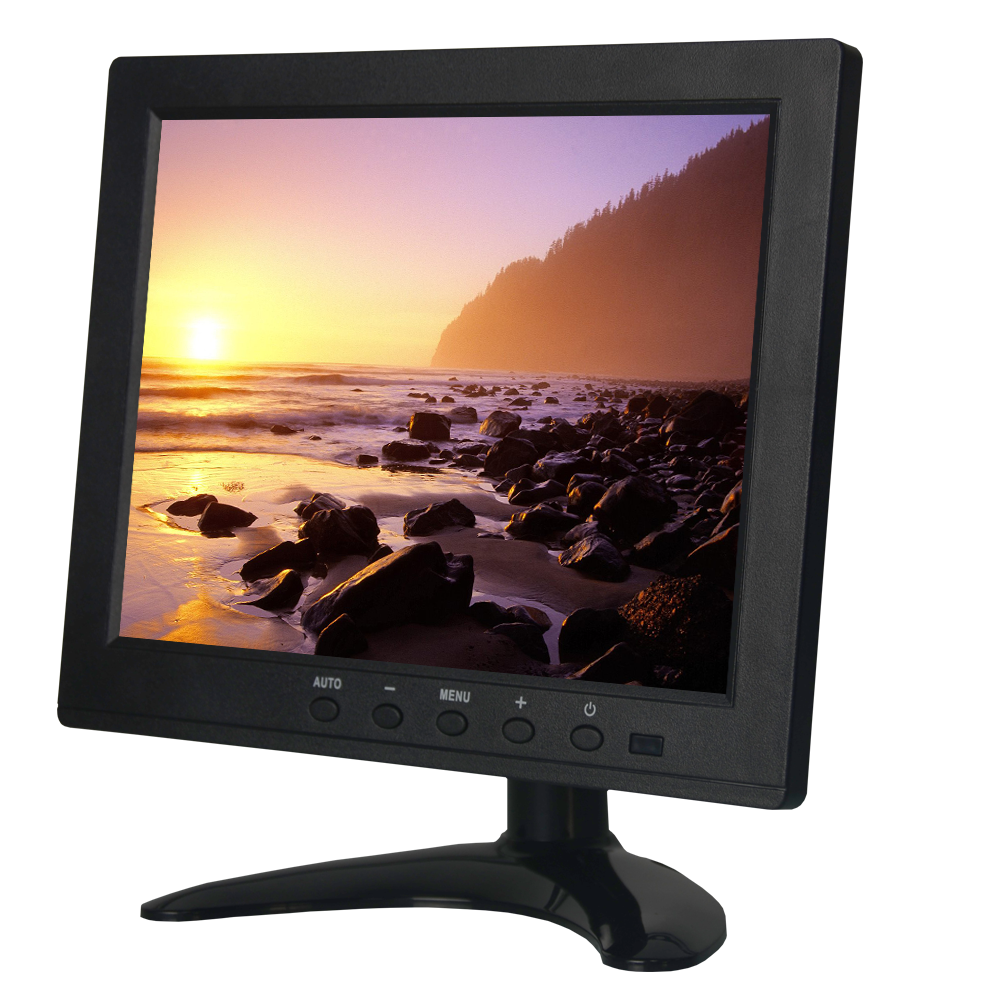 1024*768 lcd monitor with bnc input 8 inch cctv monitor lcd