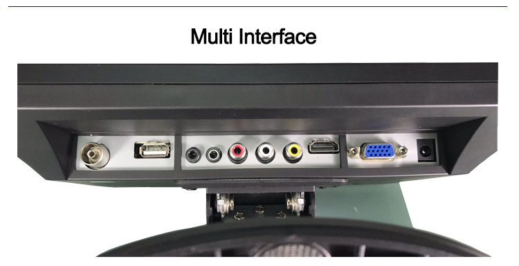 10 inch cctv monitor with multi interface