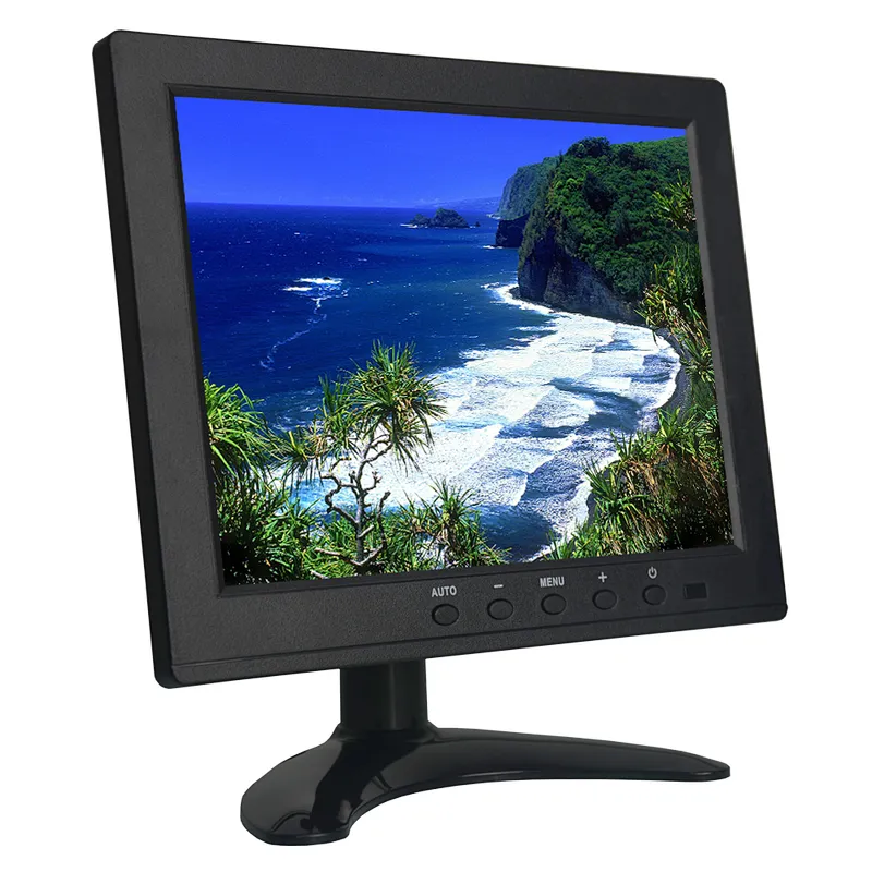 1024*768 lcd monitor with bnc input 8 inch cctv monitor lcd