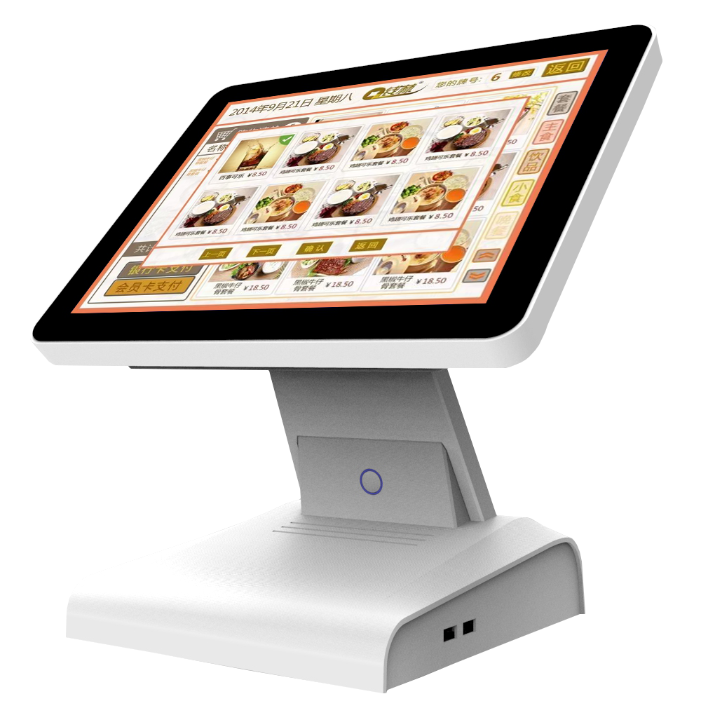 Windows pos touch system 15 inch all in one touch screen cash machine pos terminal